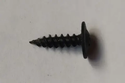 Саморез острый черный 4.2x16 с прессшайбой 20 шт