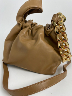 Сумка DeMellier Santa Monica Chain Leather Top Handle Bag