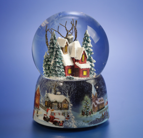 Заснеженный домик