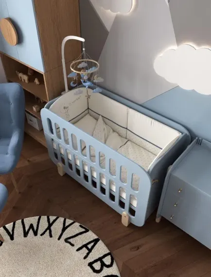 Детская кроватка Baby Chipak Just 2.5 Оловянный