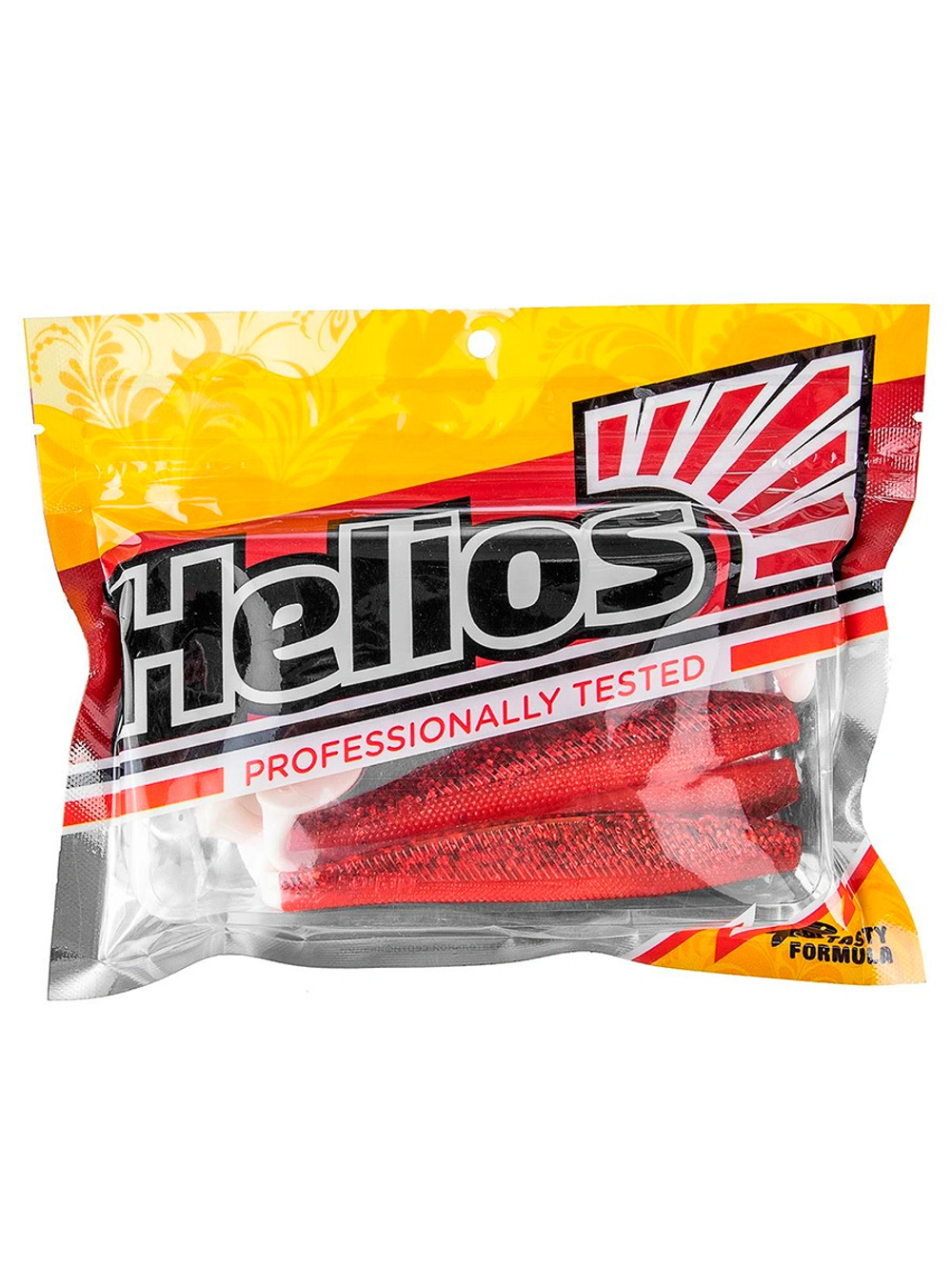 Виброхвост Helios Trofey 5.5"/14см Red Lemon 4шт. (HS-25-050)