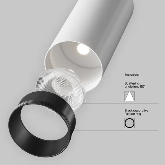 Трековый светильник Фокус / Focus LED Unity 3000K 12Вт 50° Dim Triac Technical tr021-1-12w3k-w-d-w