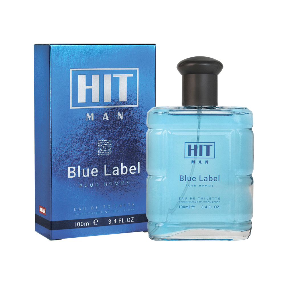hm. т/в Hit Man Blue Label (Хит Мен Блю Лейбл)-100ml for men/12