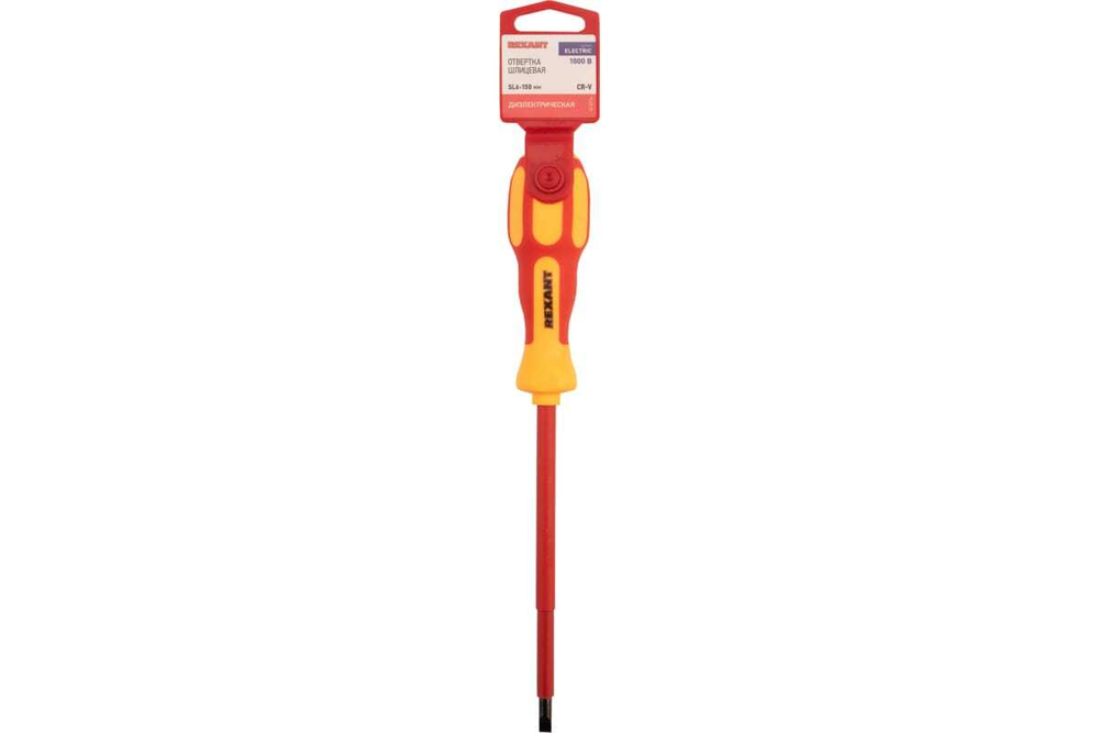 Шлицевая отвертка REXANT Электрика SL 6х150 мм 12-4714