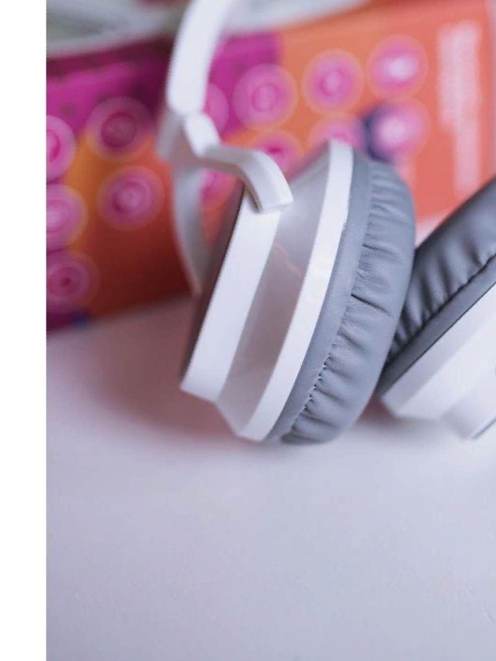 Накладные Bluetooth наушники More choice HW22 white grey