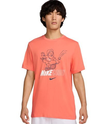 Мужская теннисная футболка Nike Court Dri-Fit - Оранжевый