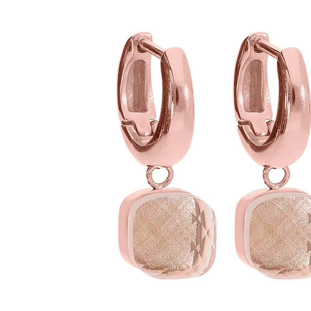 Серьги Qudo Firenze apricot 300383 R/RG
