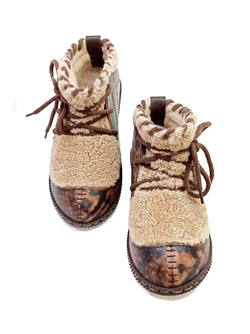 Ботильоны меховые "Sand&Turtle"