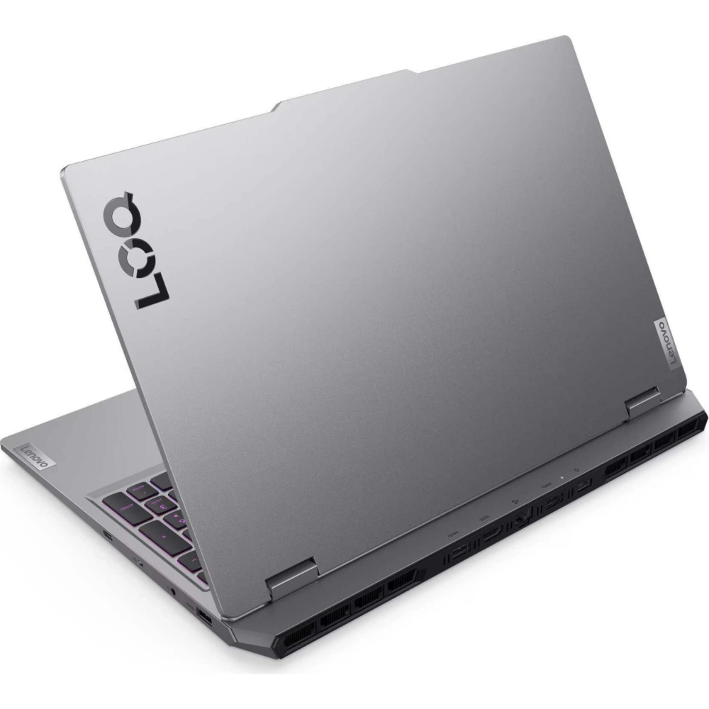 Ноутбук Lenovo LOQ 15IRX10 Intel Core i7-13650HX/16Gb/SSD512Gb/RTX5060 8Gb (100W)/15.6"/IPS/FHD/1920x1080/144Hz/Win11 (SL English)/Luna Grey/2.4kg (83JE002LUS)