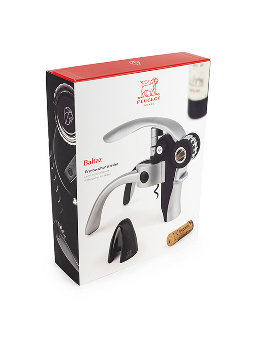 Штопор для вина Baltaz, черный, Peugeot Vin