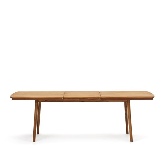 Thianna Раскладной уличный стол из массива акации 180 (240) x 90 см La Forma Испания 