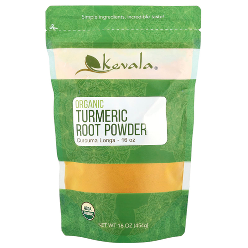 Kevala, органический порошок из корня куркумы, 454 г (16 унций)