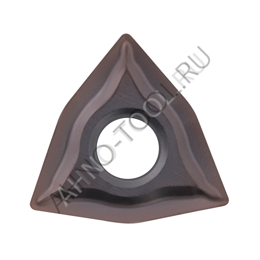 Пластина твердосплавная ISO WNMG060404-MFA APM20B AHNO по жаропроч. и нерж.стали, получистовая