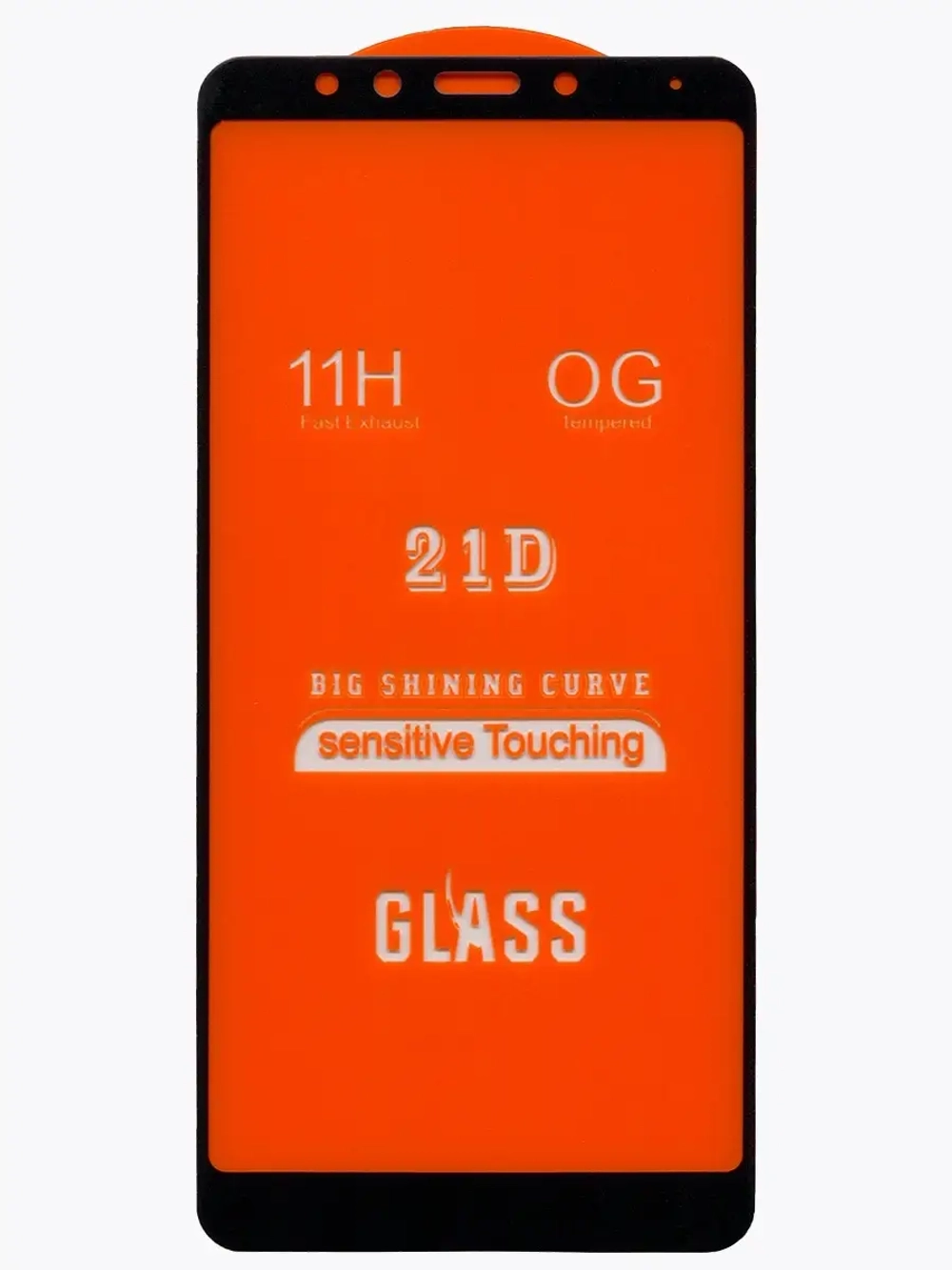 Защитное стекло Glass для Xiaomi Redmi 5, полный клей 21D, черная рамка