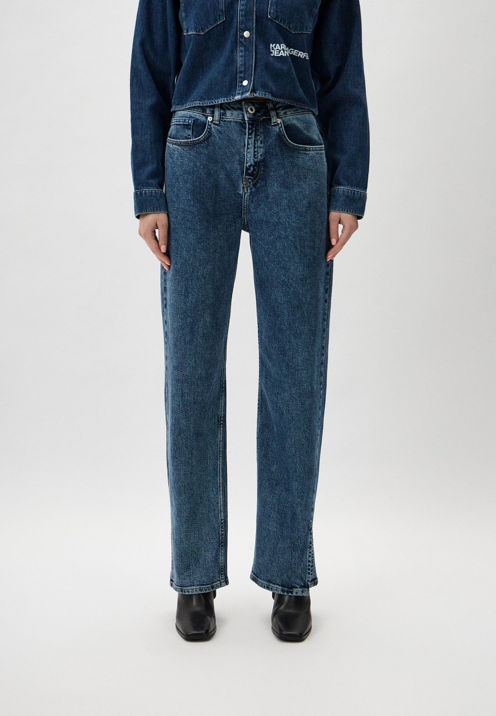 Джинсы STRAIGHT женские KARL LAGERFELD JEANS