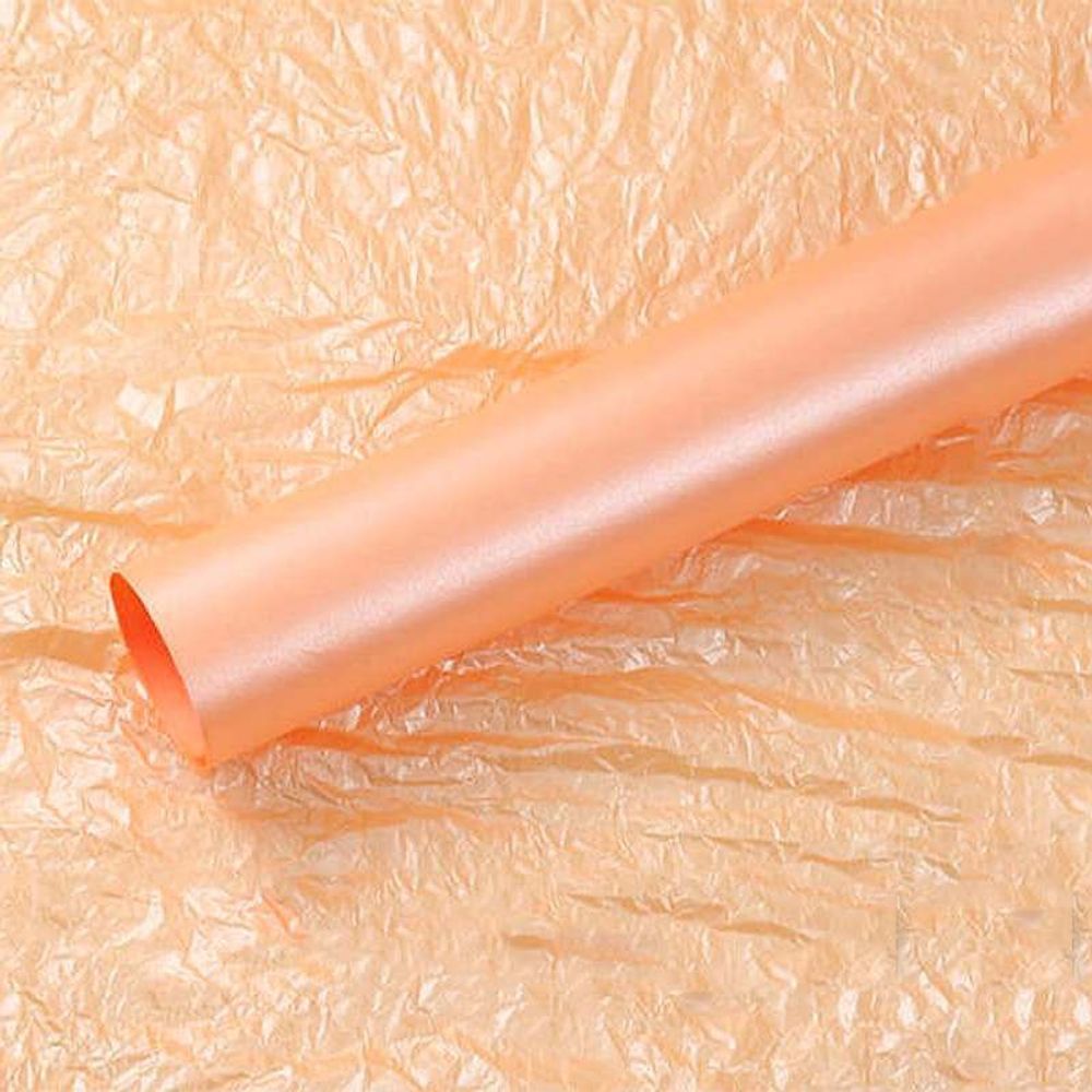 Тишью ПЕРЛАМУТР 50*70см (20л) ОРАНЖЕВЫЙ