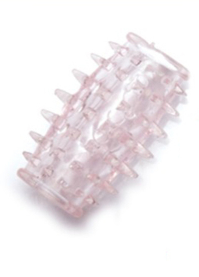 Прозрачная насадка на фаллос с усиками для стимуляции