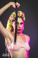 Черный кляп-кольцо 3,5см Lola Games Party Hard Modesty 1143-01lola