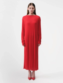 Платье миди из кашемира OLA OLA