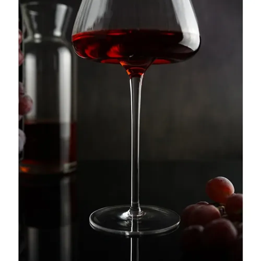 Бокал для вина 710 мл "Zie Optical" d 6,6 см h25,3 см оптические грани P.L. - BarWare [4]