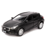 Модель ин. мет. "Infiniti QX30 матовый" 12см, открыв.двери, черный в коробка QX30-12MAT-BK (Технопарк)