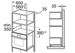 Встраиваемая микроволновая печь BOSCH BEL653MS3 Serie 2