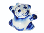 Фигурка Тигр гжель 4,5см 2901