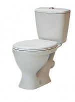 УНИТАЗ-КОМПАКТ НАХОДКА БЕЛЫЙ ПРОМЫШЛЕННЫЙ С КНОПОЧНОЙ АРМАТУРОЙ, БОЛТАМИ КРЕПЛЕНИЯ И СИДЕНЬЕМ