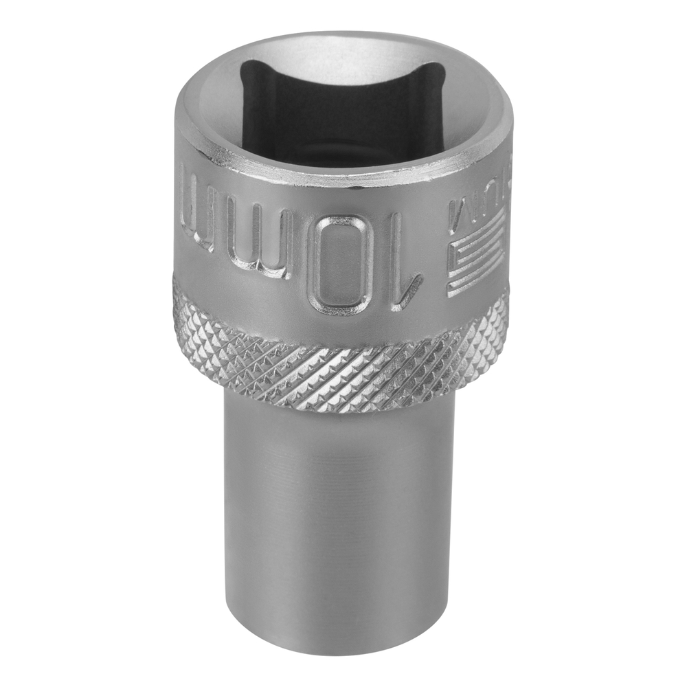 Головка торцевая, 10 мм, шестигранная, CrV, под квадрат 1/2 Stels 13821