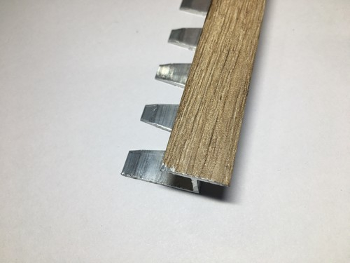 ATZг 10мм "DO-5" 2,7м Дуб натуральный Z-об. 16мм гиб. ламинир. алюм.