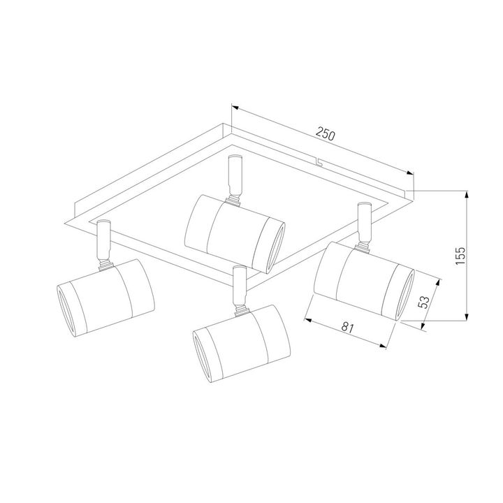 Потолочный светильник Eurosvet 20058/4 перламутровый сатин