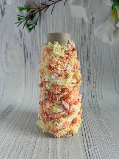Пряжа Единорог UNICORN мультиколор с шишибриками 50 g
