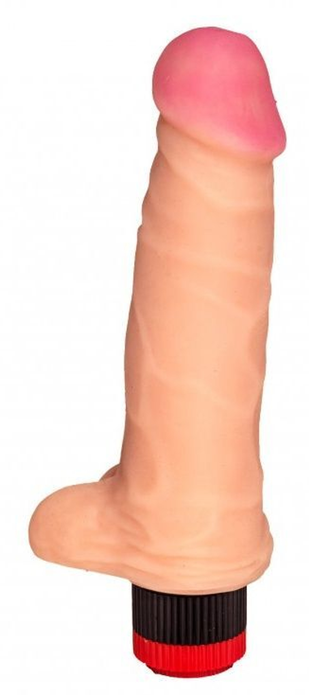 Телесный реалистичный вибратор №71 - 17,5 см.