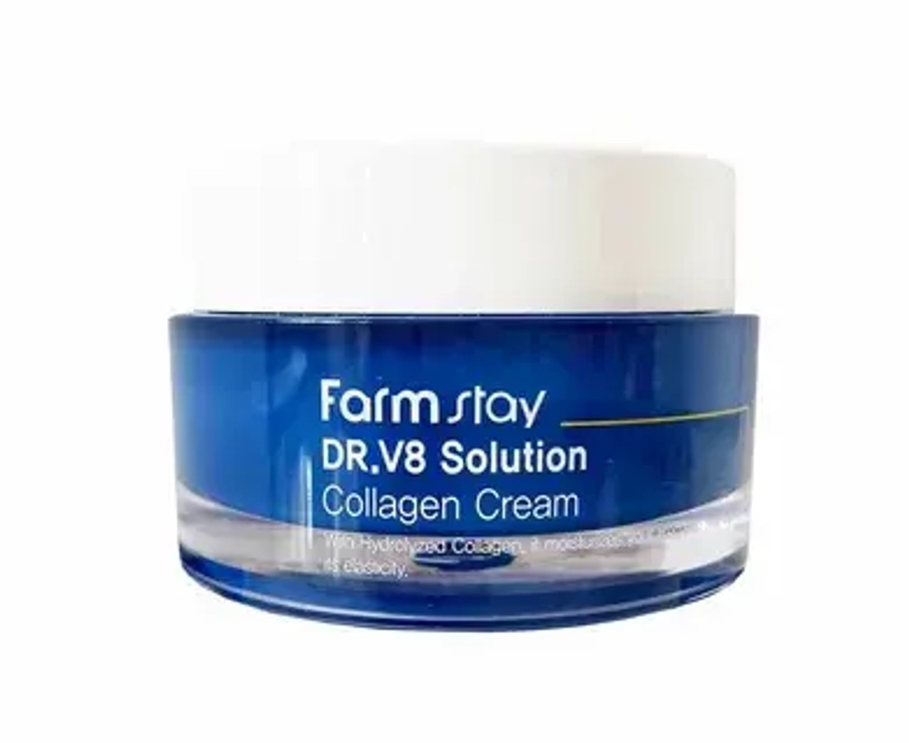 Farm Stay Крем для лица с коллагеном Dr.V8 Solution Collagen Cream