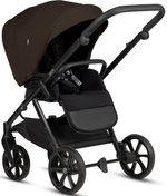 Детская коляска Tutis Leo 3 Plus 4 в 1 с автокреслом Elo Lux EduSky Black и базой 1582203 Brown