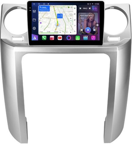 Магнитола для Land Rover Discovery 3 2005-2009 (закругленные углы) - FarCar BM9-9603B монитор 9.5" QLED на Android 14, TS10, 4+32Гб, CarPlay, 4G SIM-слот