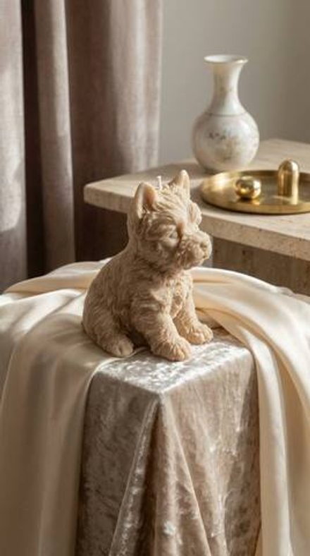 Свеча "Йоркширский терьер"