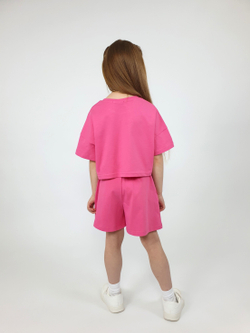 02-159-2 Комплект для девочки (футболка+ шорты)