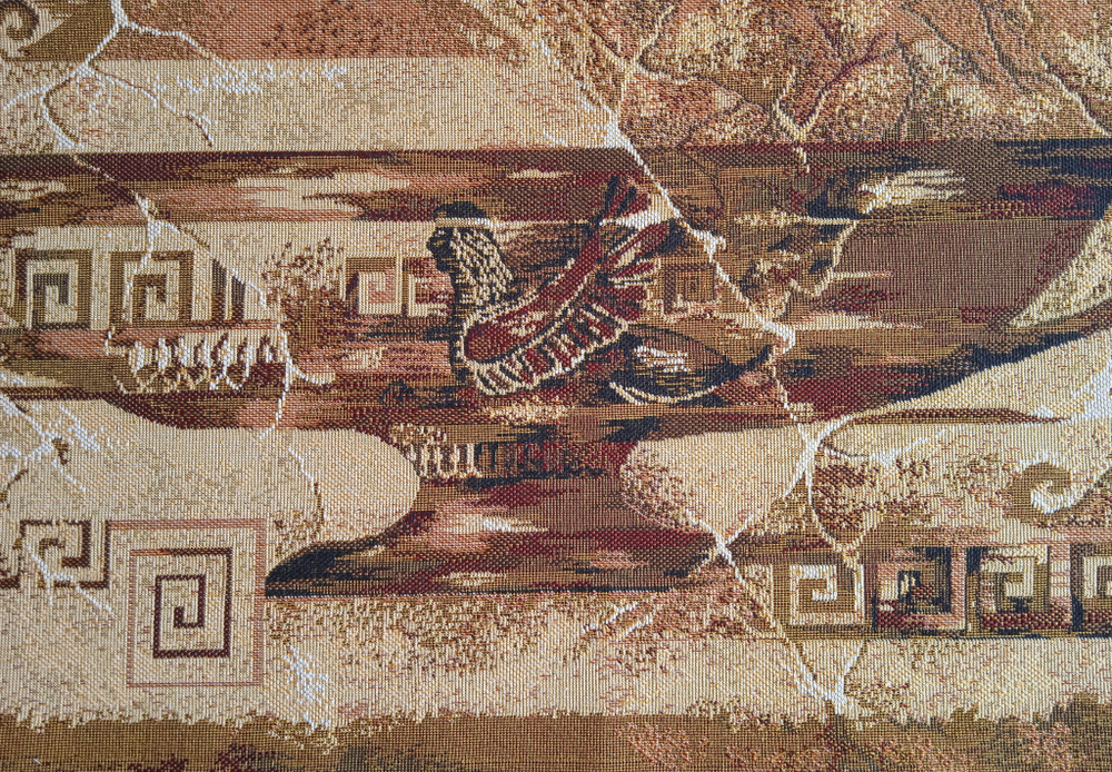 Гобеленовая столешница Чаша 31х90