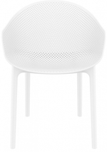 Кресло пластиковое, Siesta Contract Sky, белый