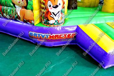 Надувной батут "В гостях у зебры"