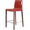 Полубарный стул Barrie 65 см красная кожа
