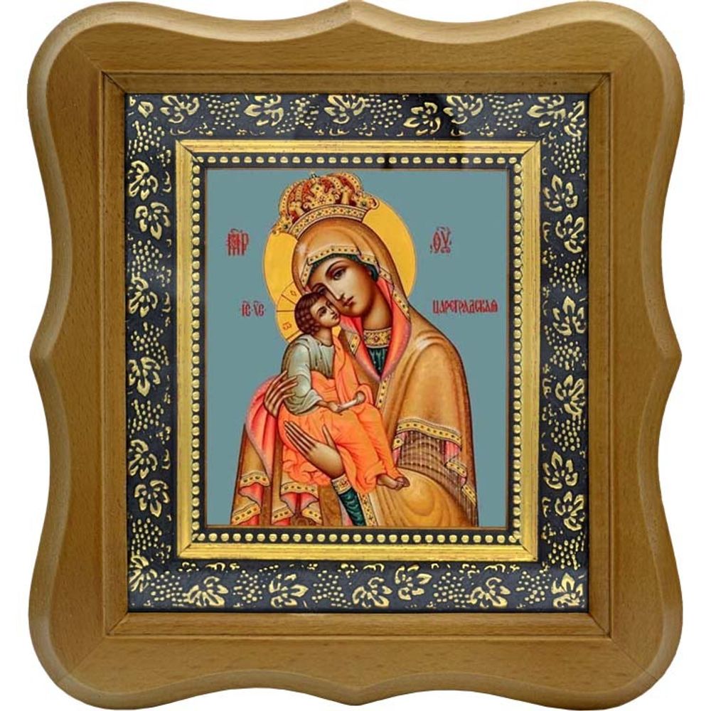 Цареградская икона Божией Матери на холсте