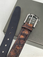 Ремень из коровьей кожи с ручной окраской