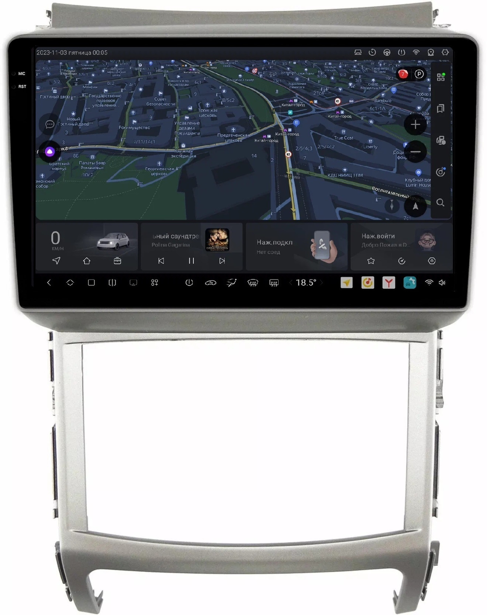 Магнитола для Hyundai ix55 2009-2013 - Carmedia OL-9766 QLed+2K, Android 13, UIS7870 (DUDU7), CarPlay, SIM-слот