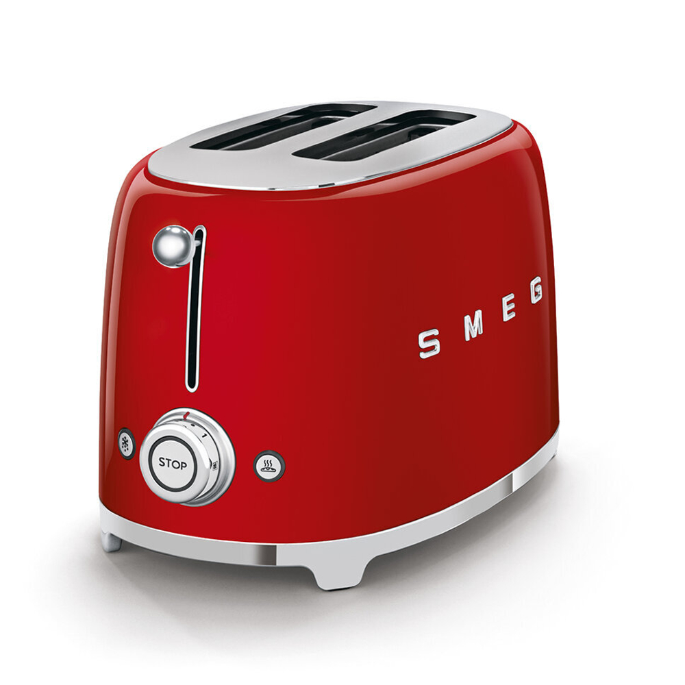 Тостер на 2 ломтика Smeg TSF01RDEU