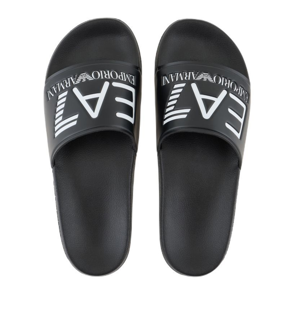 Сланцы EA7 Unisex Plastic Shoes Beachwear - Black