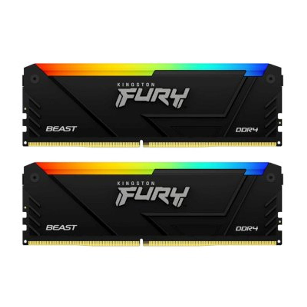Оперативная память Kingston Fury Beast RGB KF436C18BB2AK2/32