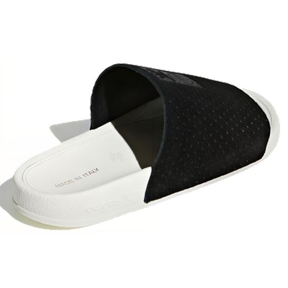 Adidas Originals Adilette Luxe 'Black White'