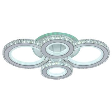 Потолочный светодиодный светильник 8061/2+2 WHT 160W+7W RGB белый Profit Light